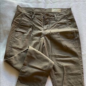 Allsaints waxed trousers